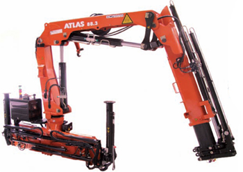 Grues Atlas à Québec vente d'équipements de levage neufs